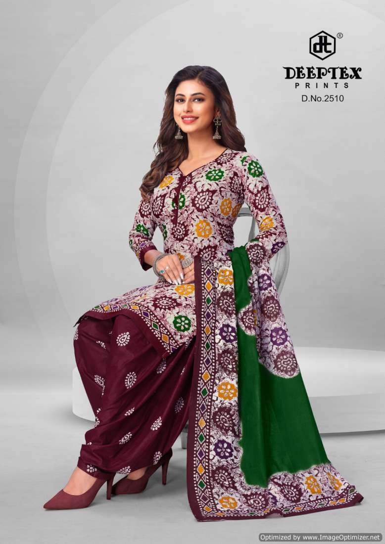 Deeptex Batic Plus Vol-25 Designer dress materials in Bangalore