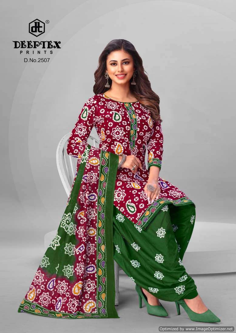 Deeptex Batic Plus Vol-25 Designer dress materials in Bangalore