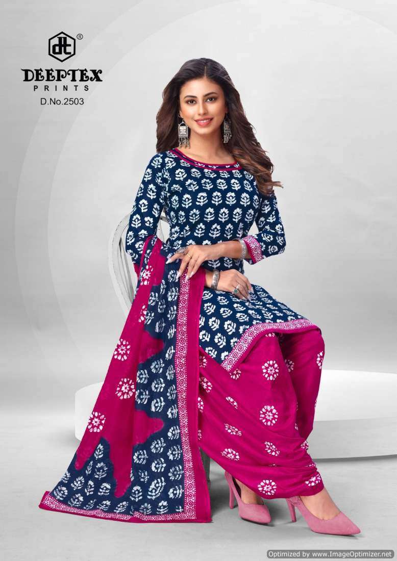 Deeptex Batic Plus Vol-25 Designer dress materials in Bangalore