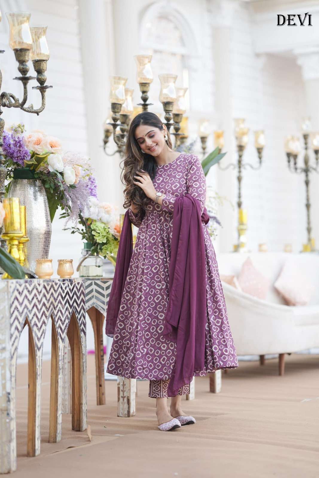 Devi Vol 2 Gown  Kurti exporters in Kolkata