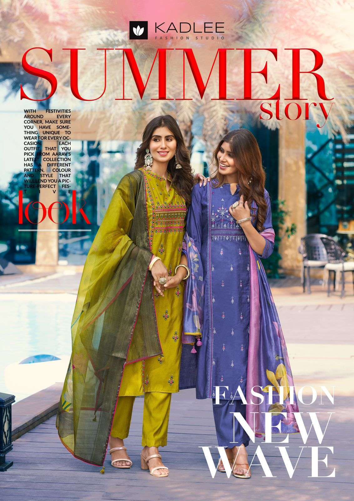 KADLEE Summer Story Surat Kurtis online shopping