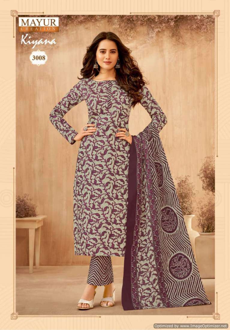 Mayur Kiyana Vol 3 Heavy Cotton Bangalore dress materials suppliers