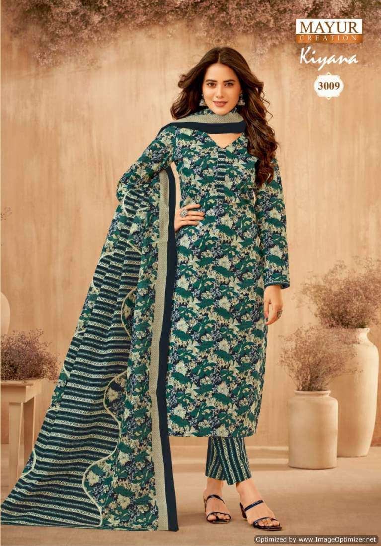 Mayur Kiyana Vol 3 Heavy Cotton Bangalore dress materials suppliers