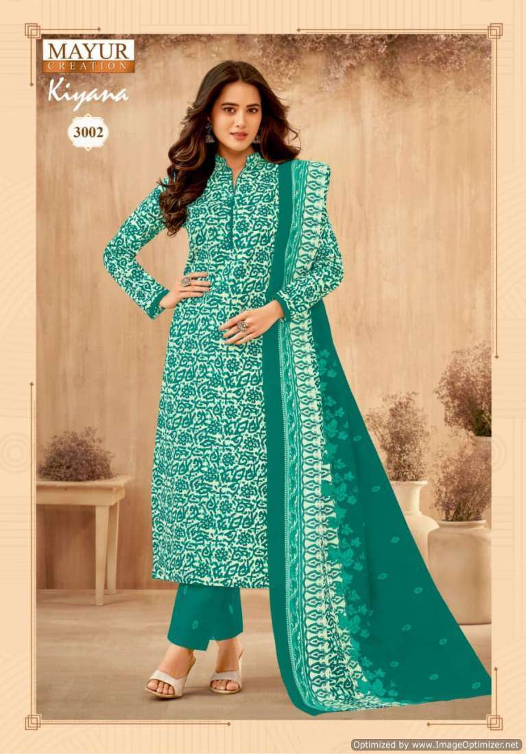 Mayur Kiyana Vol 3 Heavy Cotton Bangalore dress materials suppliers