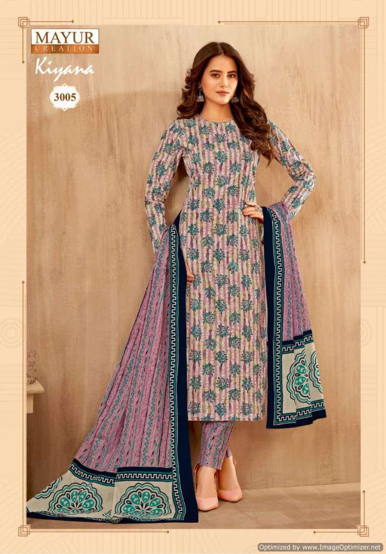 Mayur Kiyana Vol 3 Heavy Cotton Bangalore dress materials suppliers