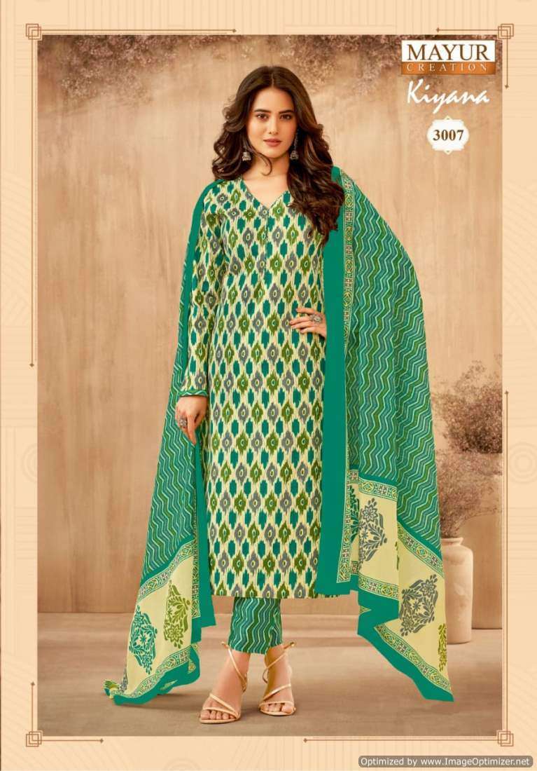 Mayur Kiyana Vol 3 Heavy Cotton Bangalore dress materials suppliers