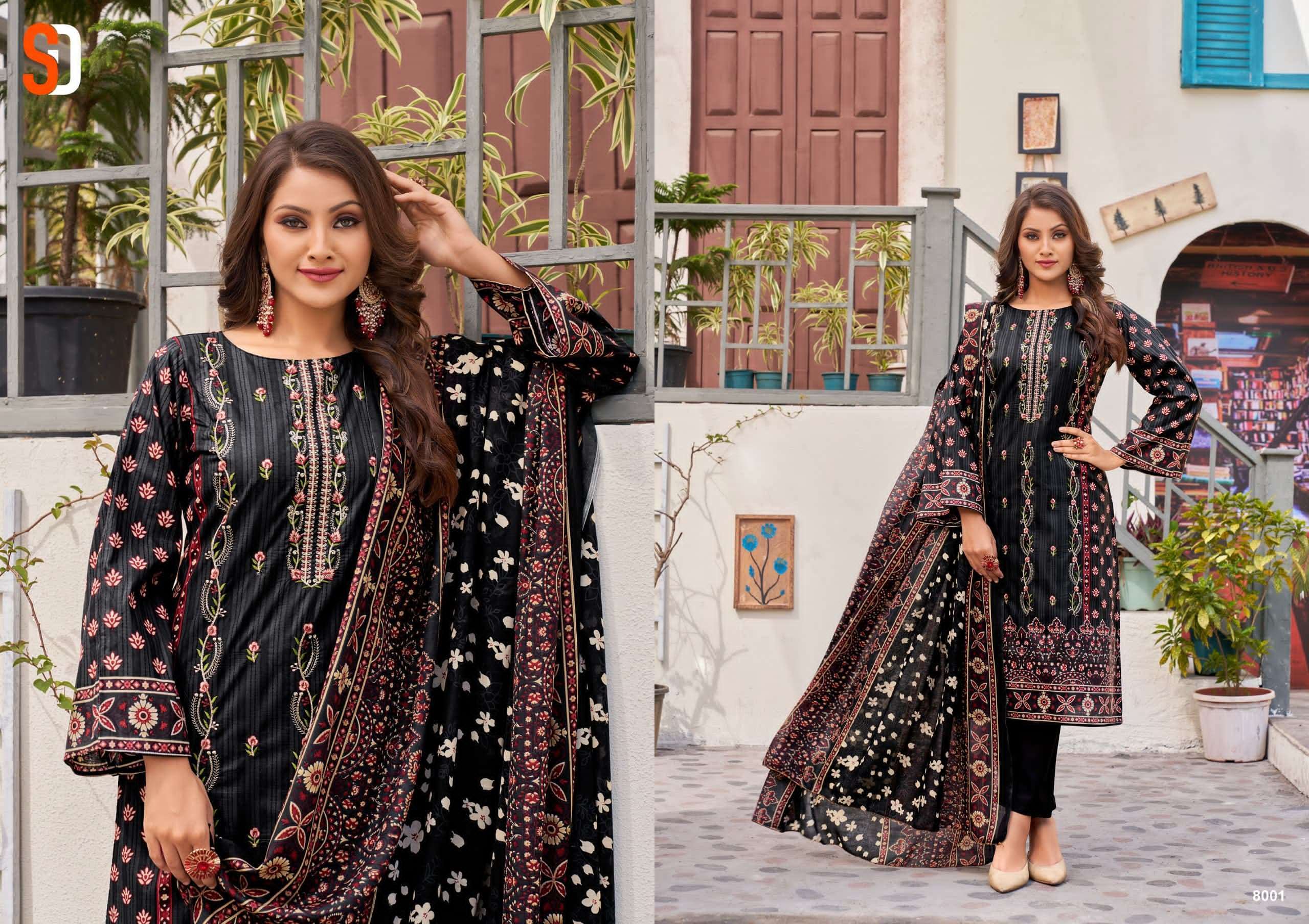 Shraddha Bin Saeed Lawn Collection Vol 8 Anarkali Salwar Suits