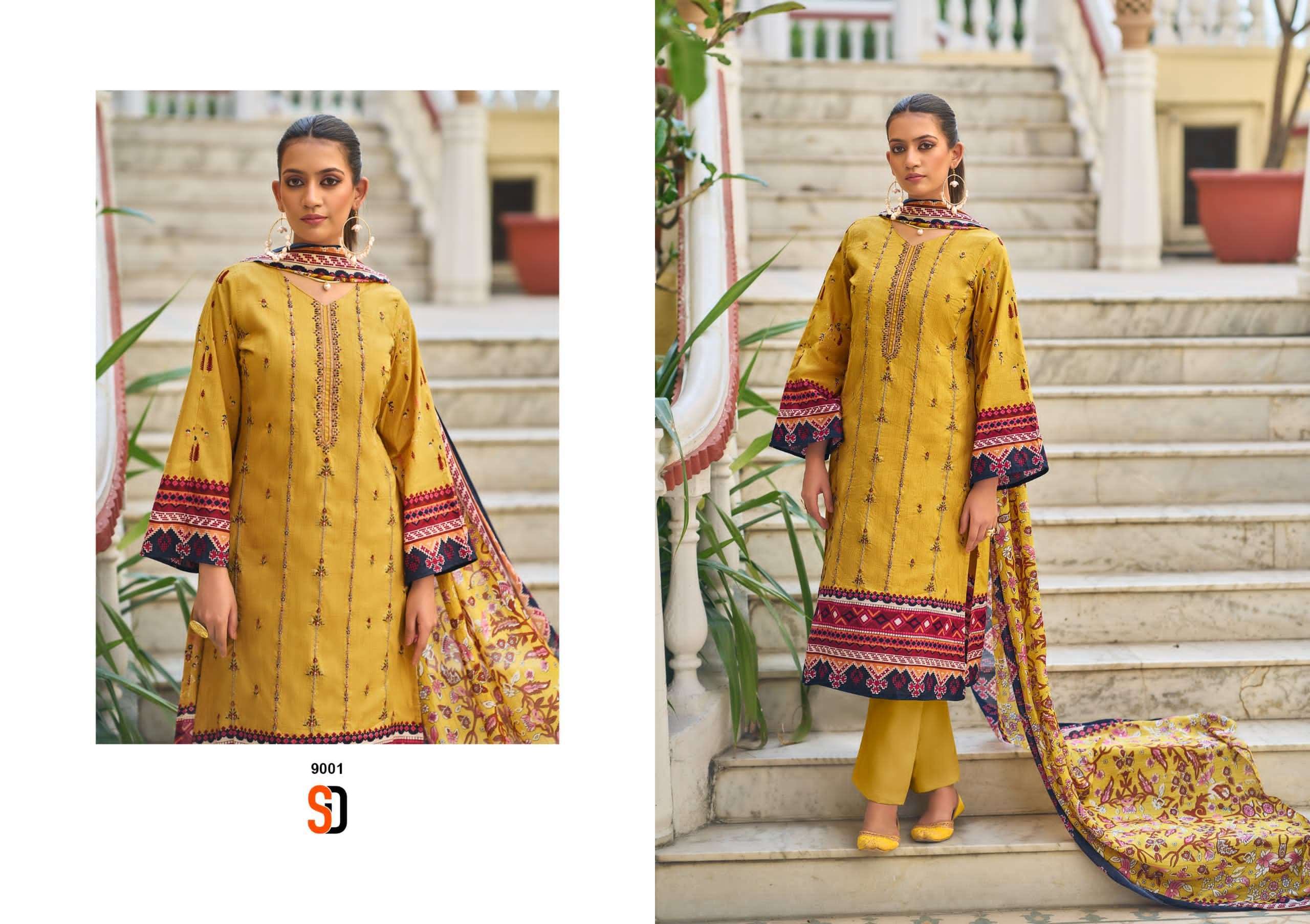 Shraddha Bin Saeed Lawn Collection Vol 9 Pakistani formal suits in Bangalore