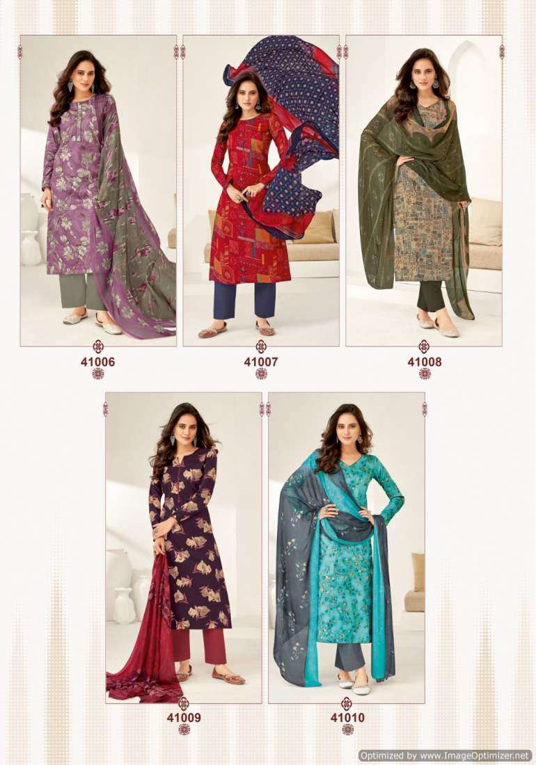 Suryajyoti Naishaa Vol-41 Wholesale dress material shops in Surat