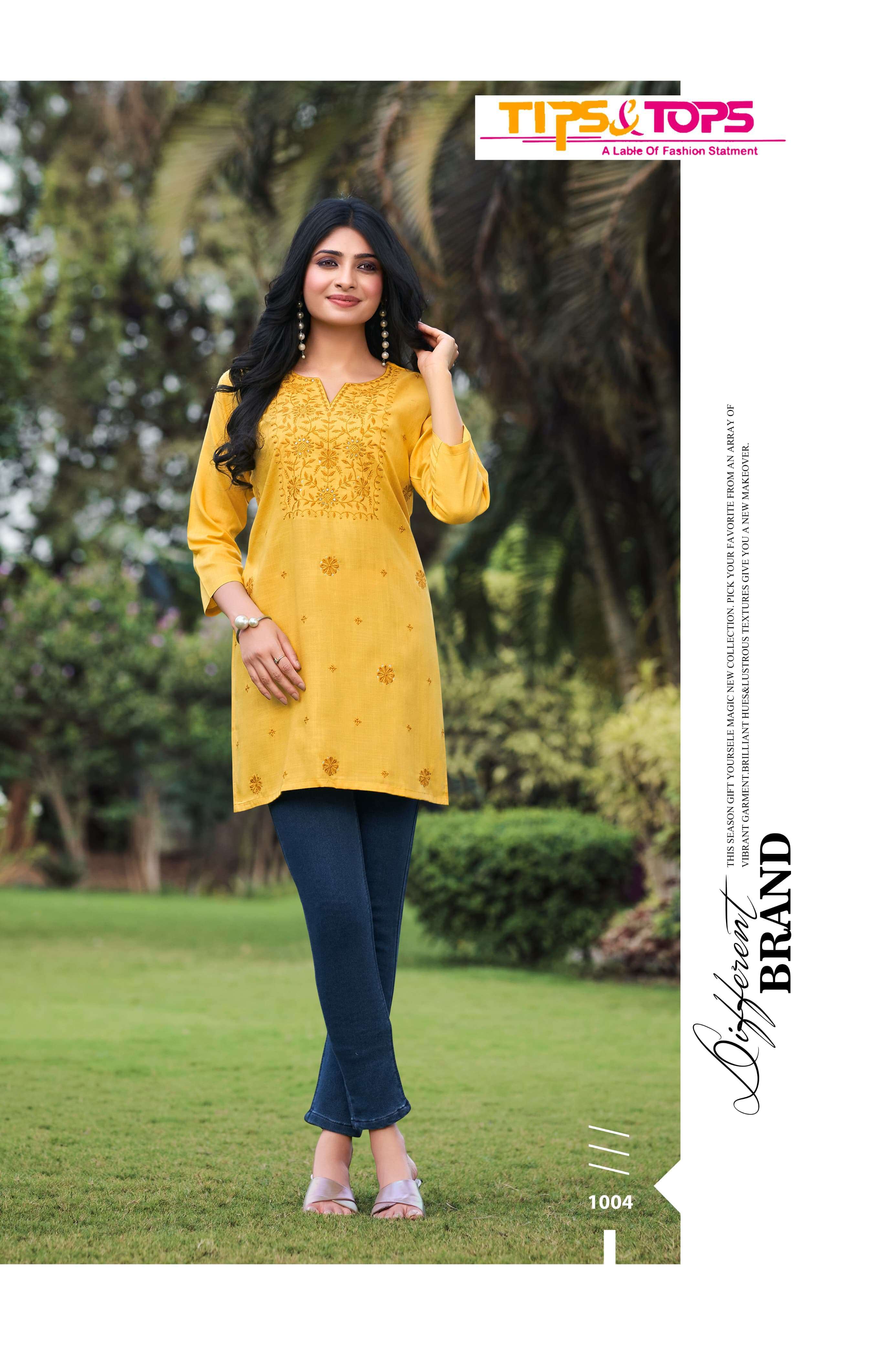 TIPS & TOPS COLORS VOL 03 Wholesale Kurtis market in Surat