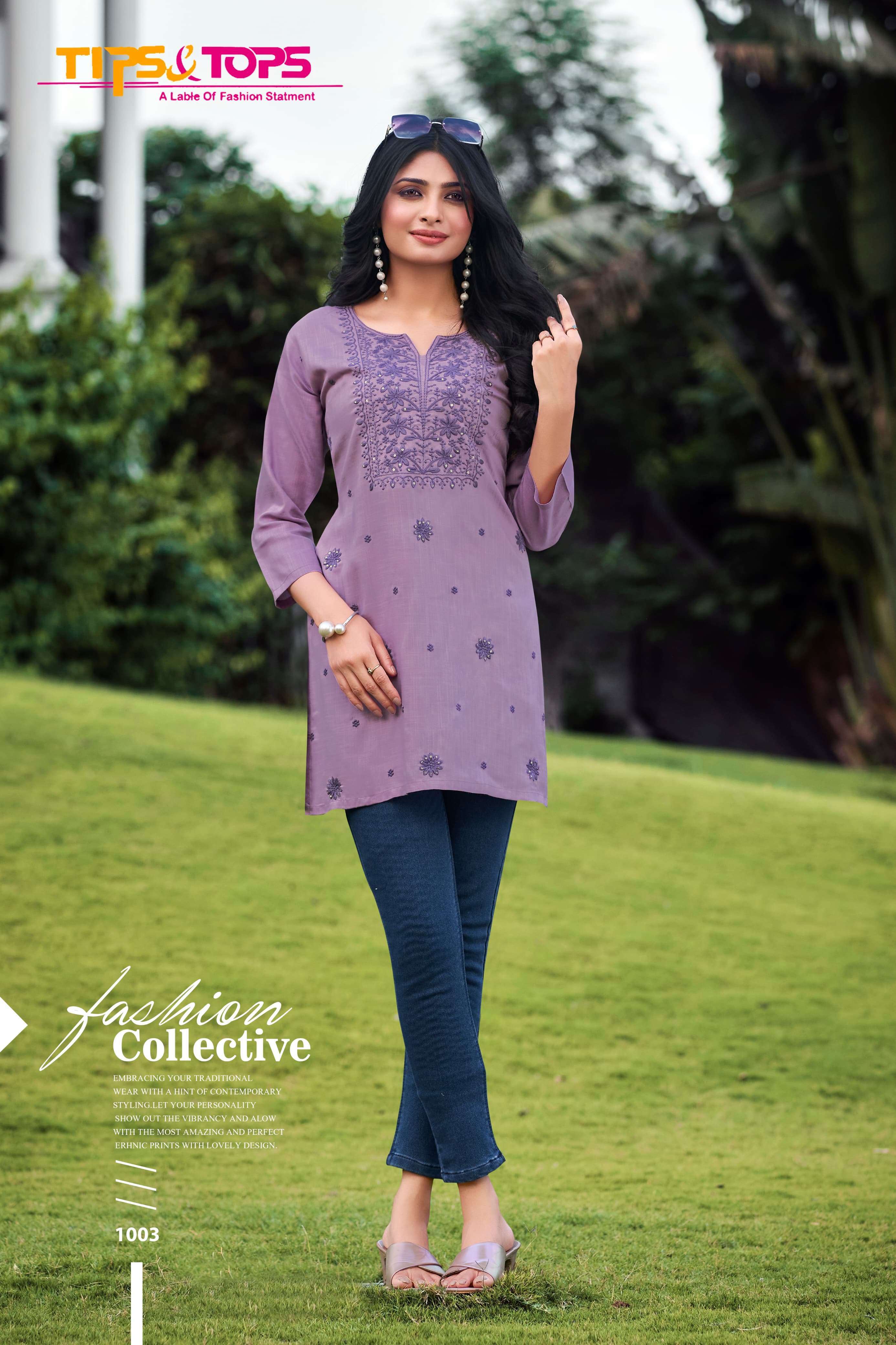 TIPS & TOPS COLORS VOL 03 Wholesale Kurtis market in Surat