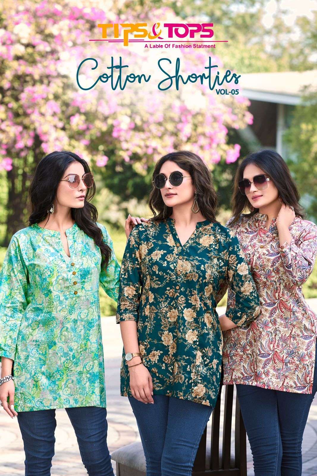 TIPS & TOPS COTTON SHORTIES Vol 05 Latest kurtis at wholesale price