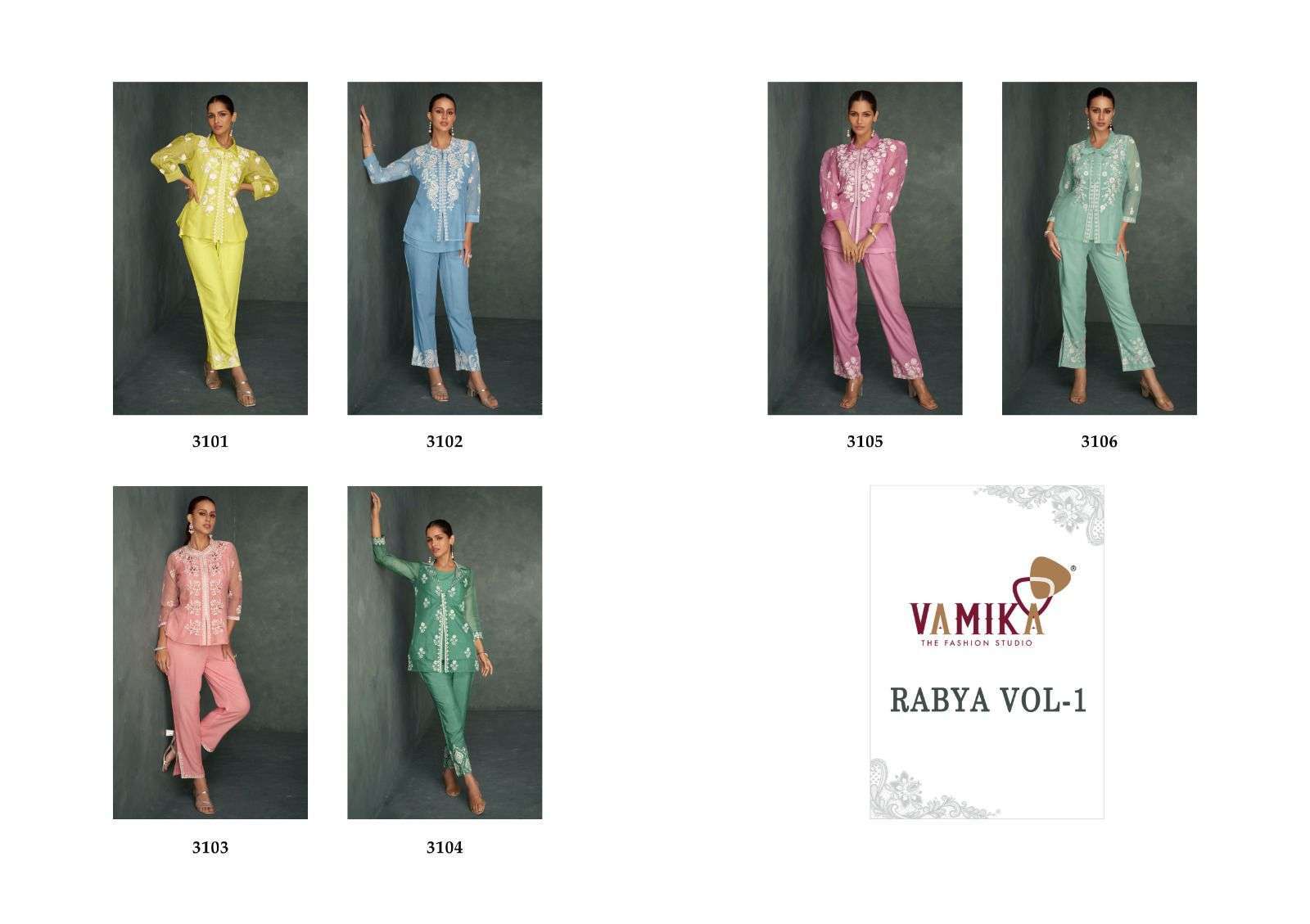 Vamika Rabya Vol-1 Co-Ord Set Kurti wholesale distributors