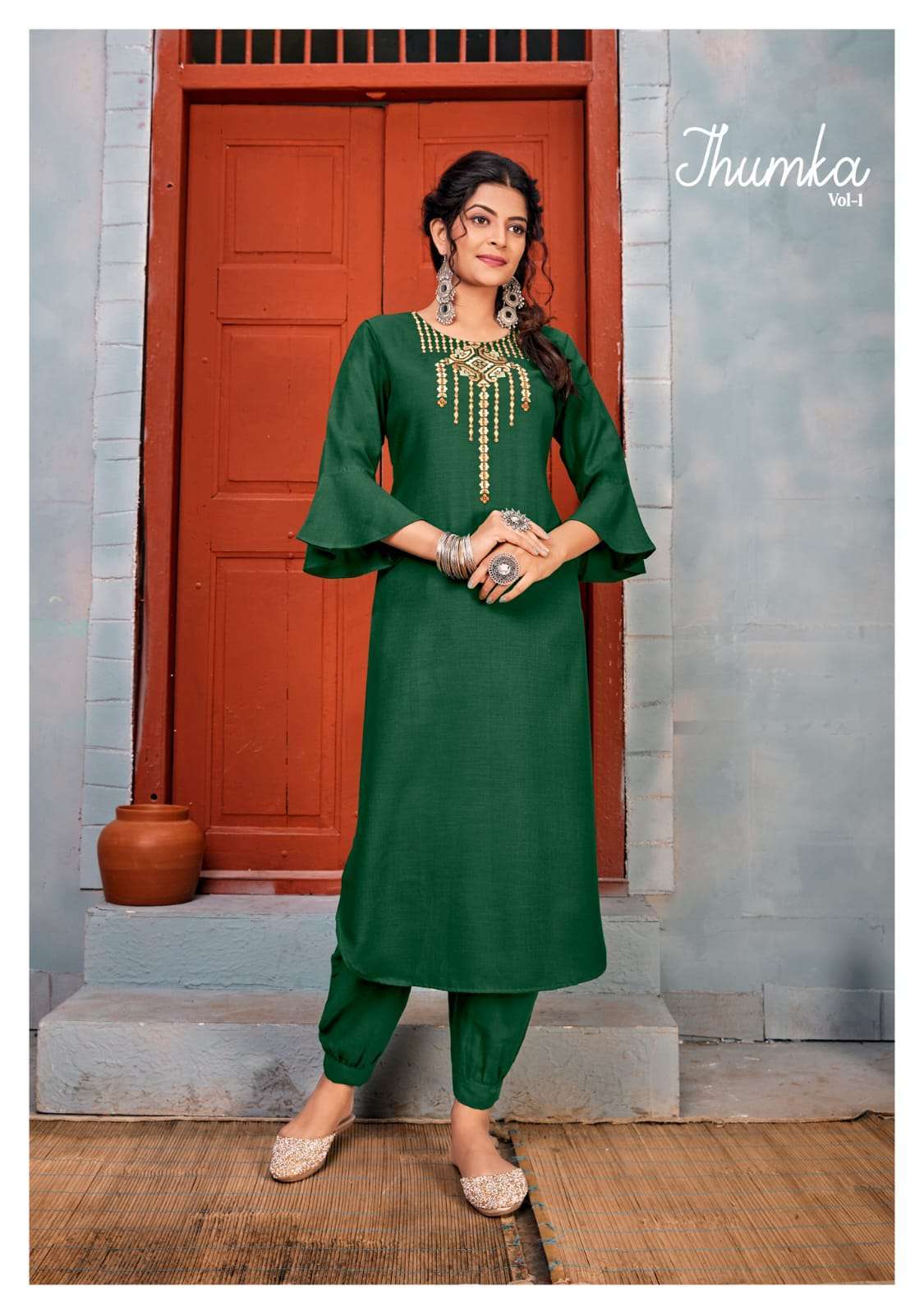 Vardan Designer Jhumka- Vol- 1 Casual Kurtis wholesale in Bangalore