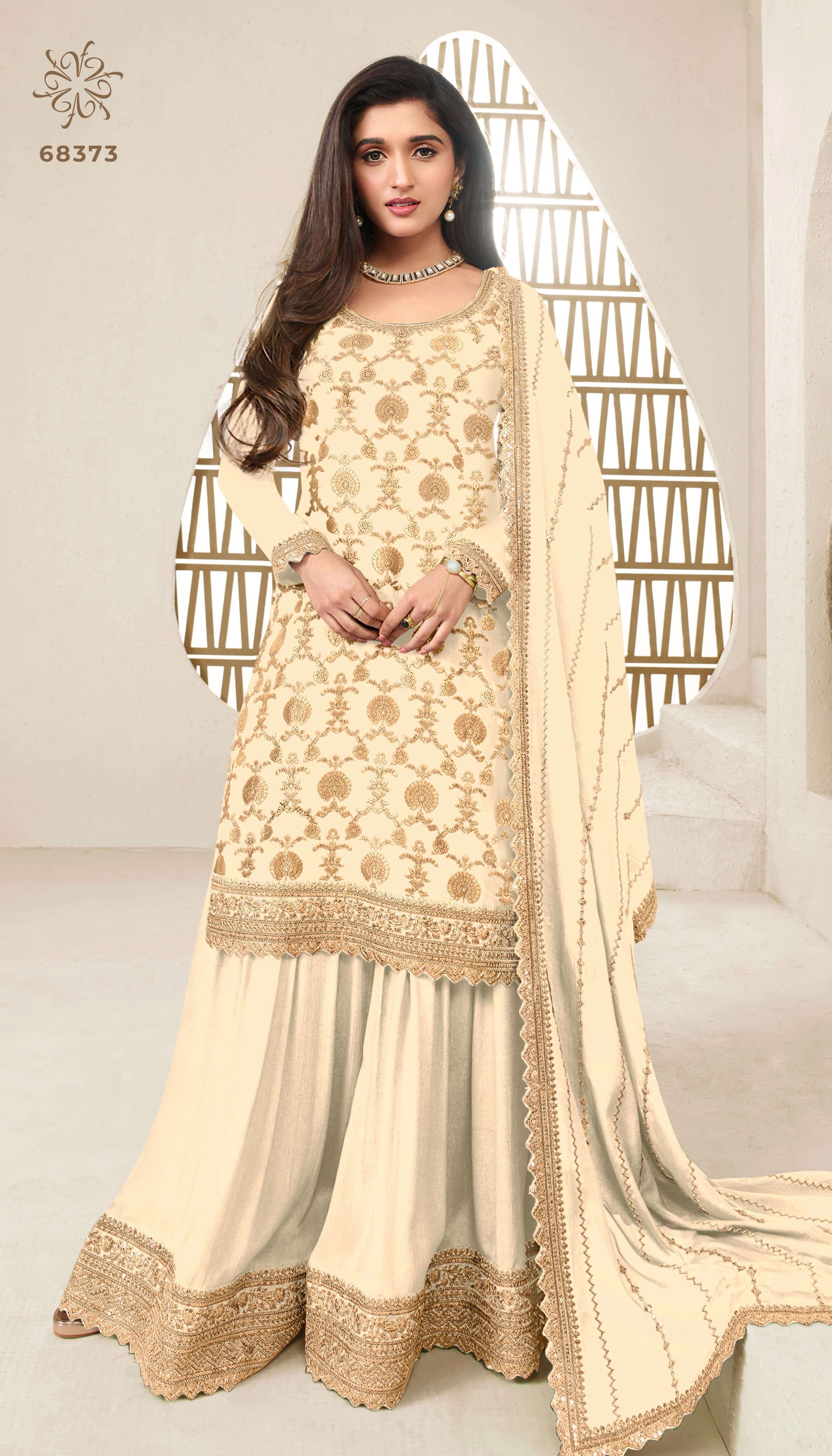 Vinay Kuleesh Karva Colour Plus Embroidered Custom Salwar Kameez in Ahmedabad