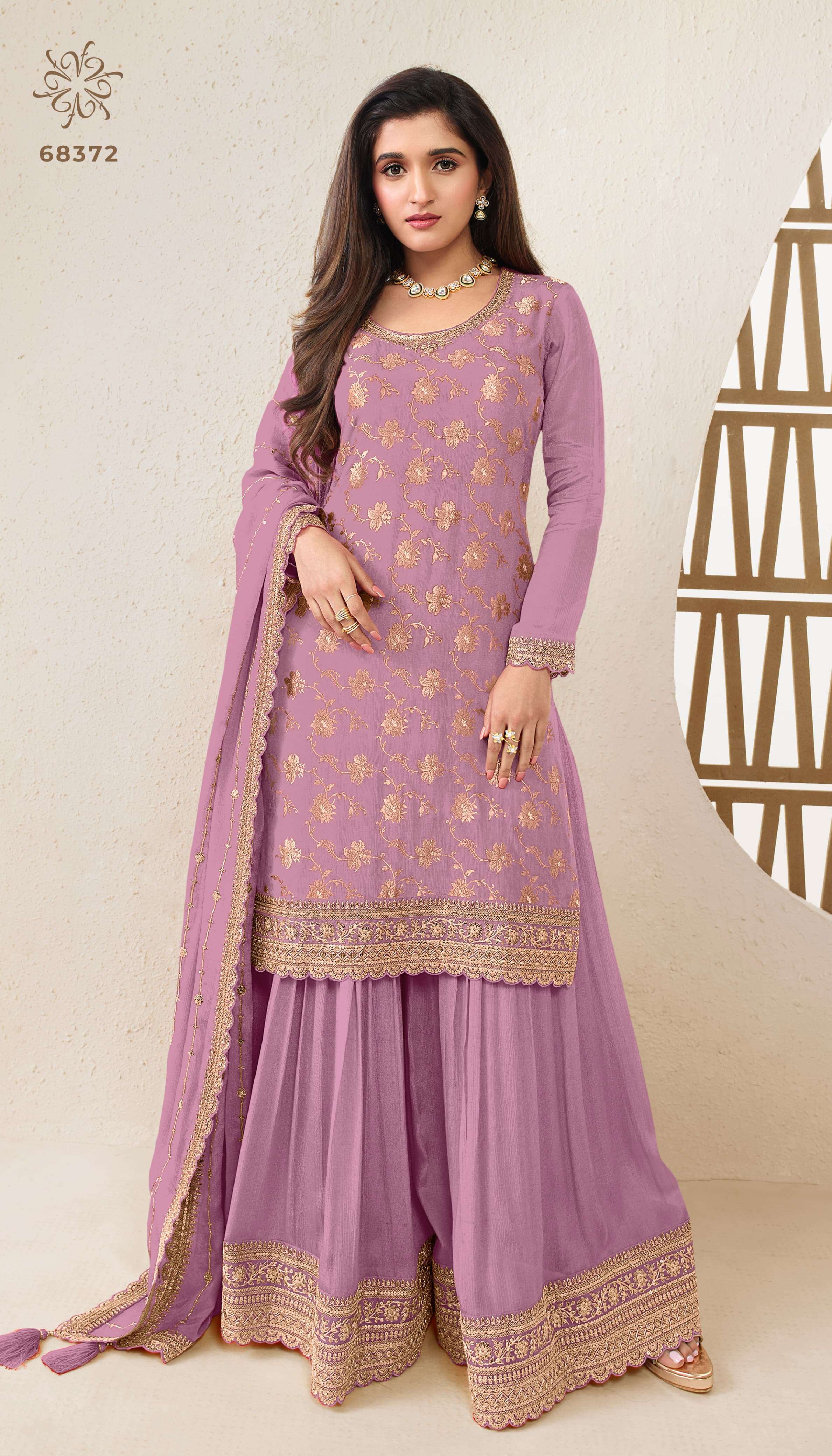 Vinay Kuleesh Karva Colour Plus Embroidered Custom Salwar Kameez in Ahmedabad