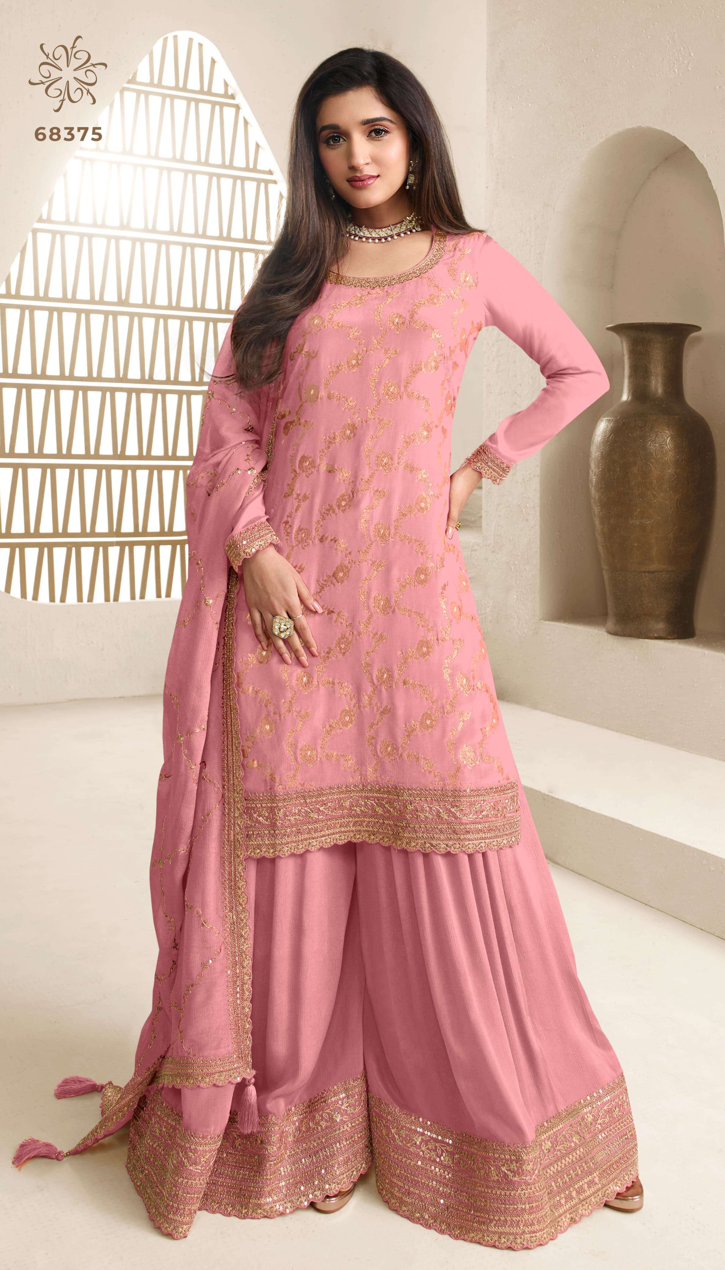 Vinay Kuleesh Karva Colour Plus Embroidered Custom Salwar Kameez in Ahmedabad