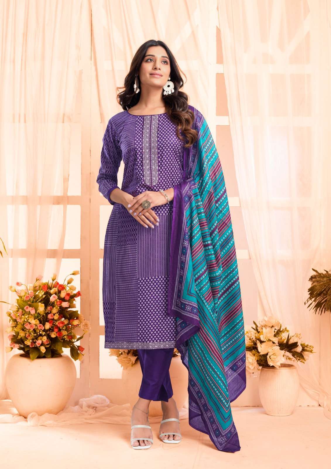 Yashika Erina Cotton Printed Wholesale dress materials suppliers