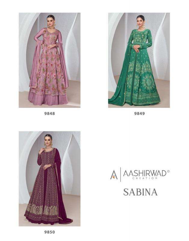 Aashirwad Sabina Georgette Wholesale salwar suits in Kolhapur