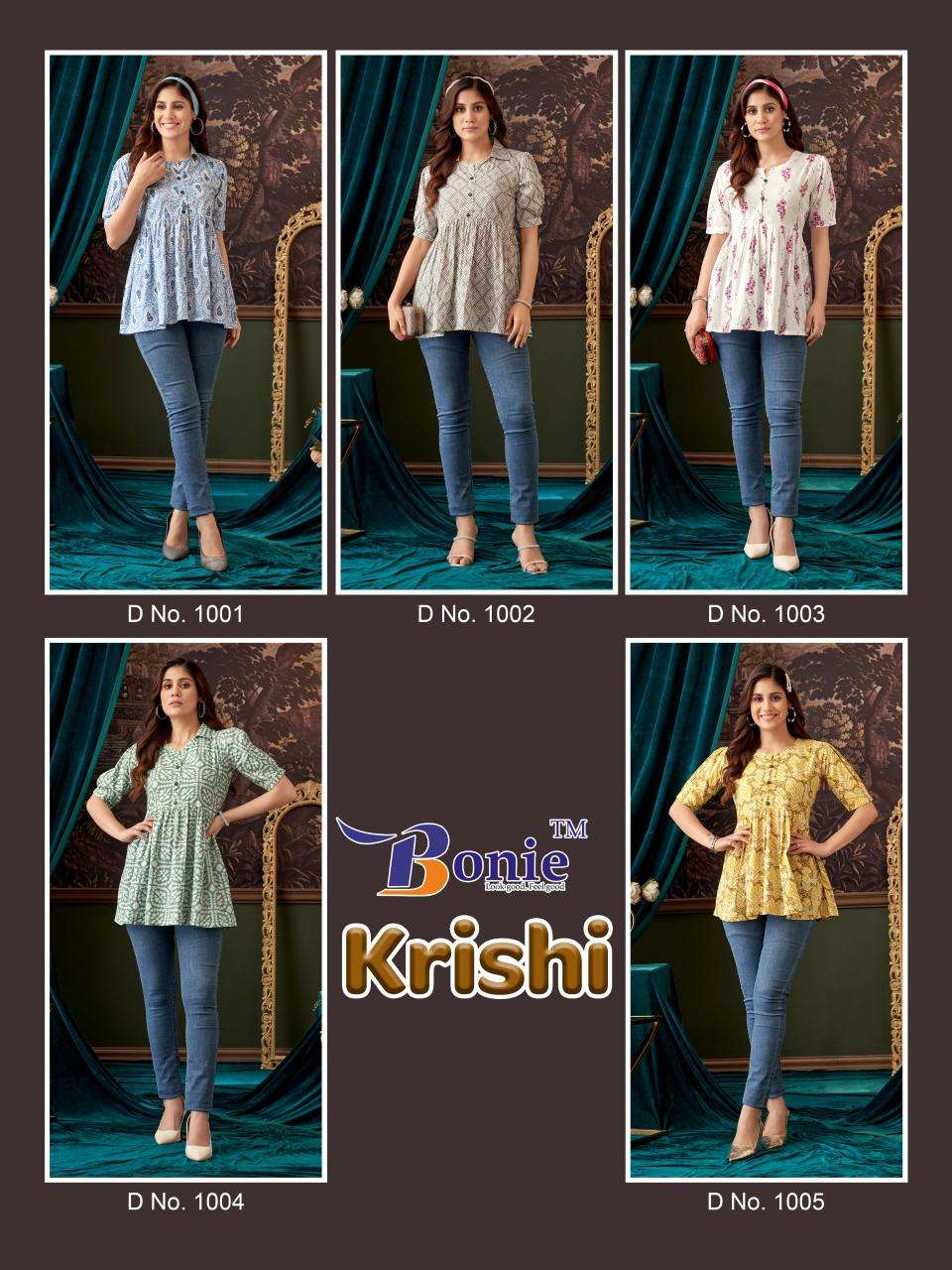 BONIE KRISHI VOL 1 Mumbai wholesale saree kurti market