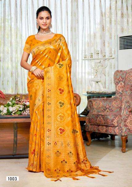 Bunawat Akriti Vol 7 Fancy Designer Silk Saree market in Mumbai