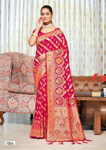 Bunawat Akriti Vol 7 Fancy Designer Silk Saree market in Mumbai