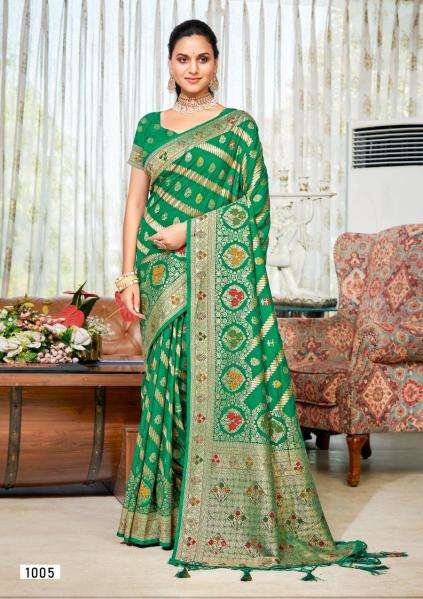 Bunawat Akriti Vol 7 Fancy Designer Silk Saree market in Mumbai