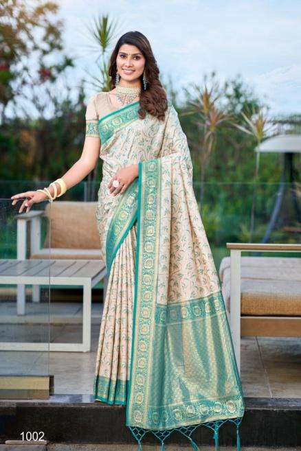 Bunawat Ambika Silk Zari Weaving Silk Wholesale Sarees in Mumbai