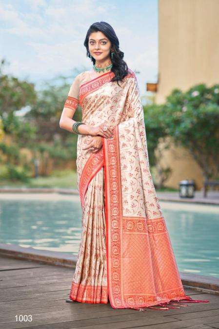 Bunawat Ambika Silk Zari Weaving Silk Wholesale Sarees in Mumbai