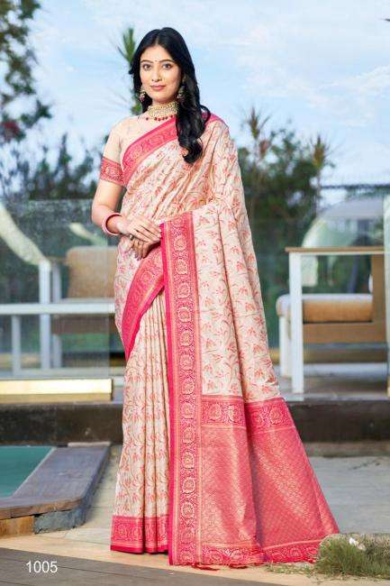 Bunawat Ambika Silk Zari Weaving Silk Wholesale Sarees in Mumbai