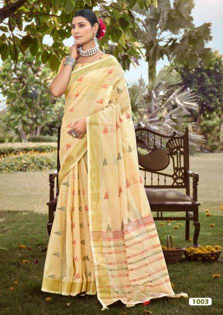 Bunawat Surmaai Cotton Traditional sarees wholesale