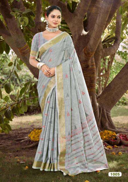 Bunawat Surmaai Cotton Traditional sarees wholesale