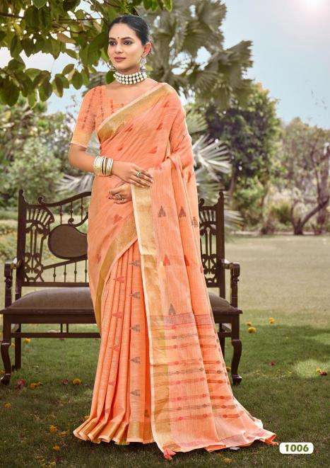 Bunawat Surmaai Cotton Traditional sarees wholesale