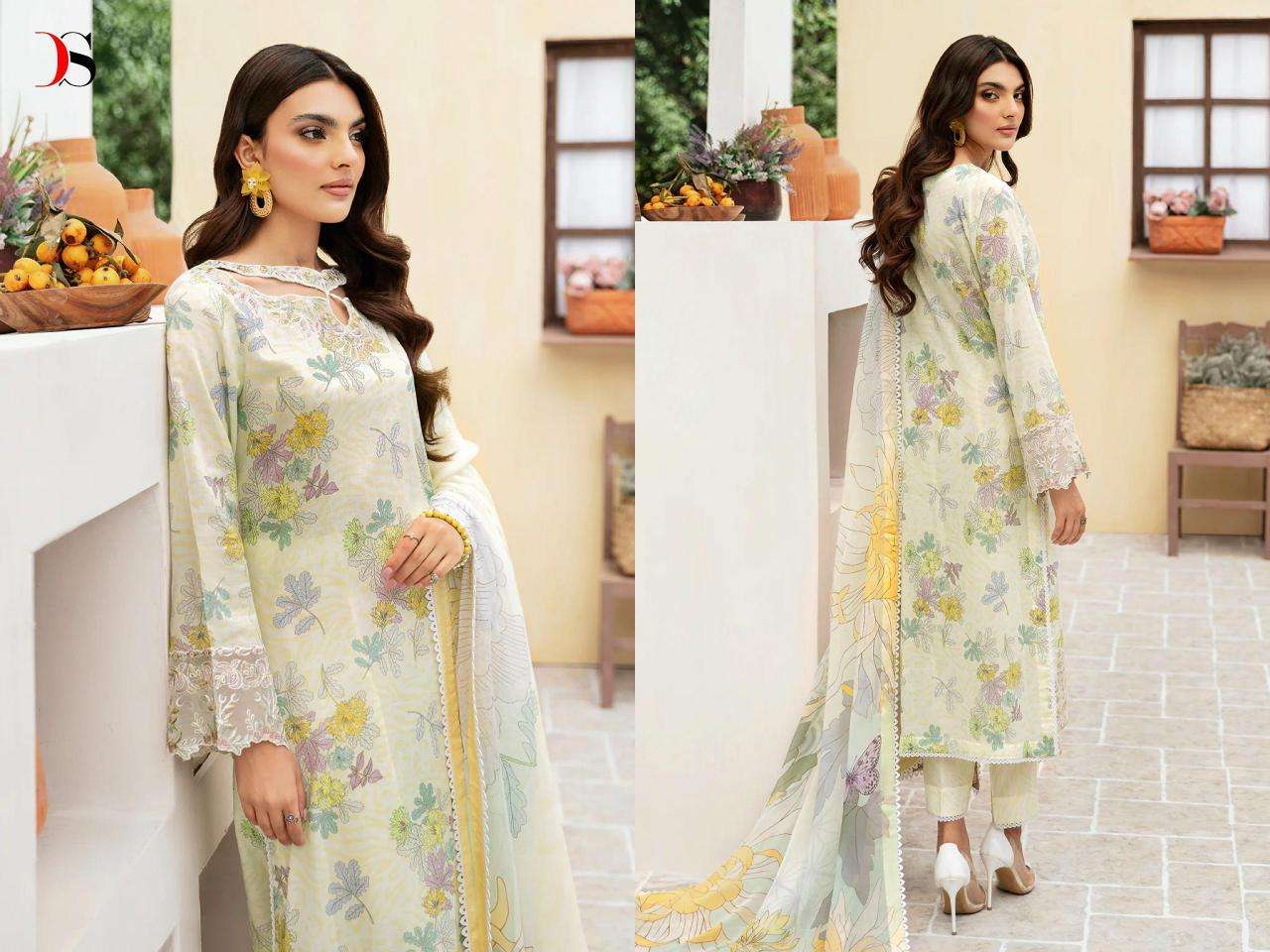 Deepsy Ramsha Rangrez Luxury Lawn 24 Vol 2 Cotton Dupatta Salwar Kameez wholesale shops in Mumbai