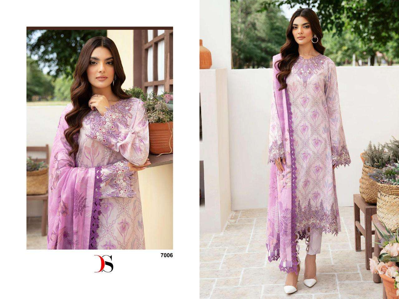 Deepsy Ramsha Rangrez Luxury Lawn 24 Vol 2 Cotton Dupatta Salwar Kameez wholesale shops in Mumbai