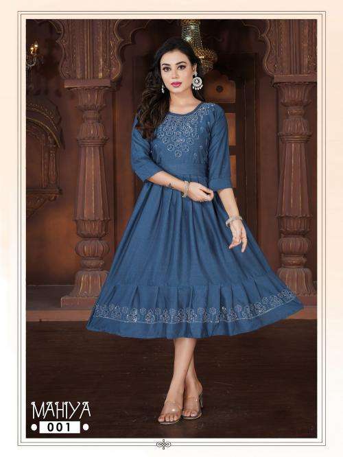 Fashion Talk Mahiya Latest Kurtis in Mumbai wholesale market