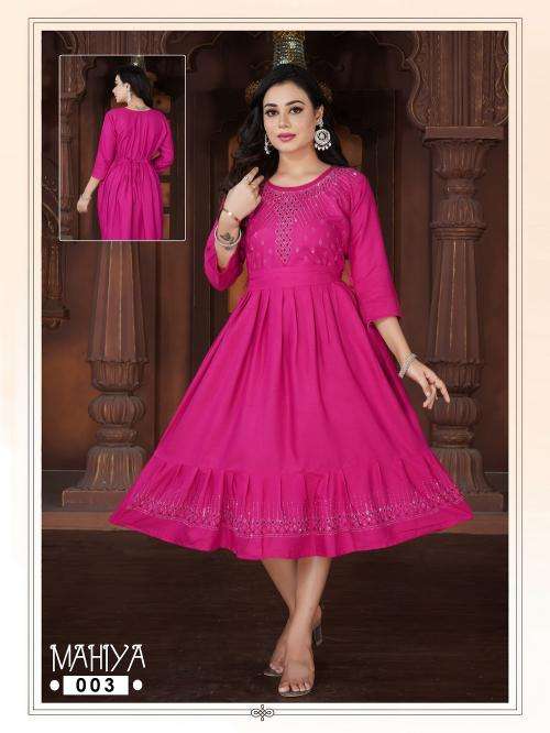 Fashion Talk Mahiya Latest Kurtis in Mumbai wholesale market