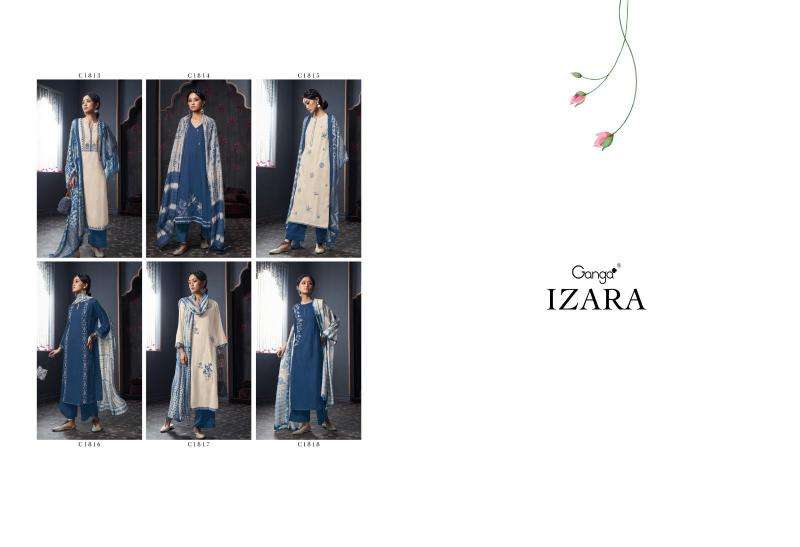 Ganga IZARA Dress Materials wholesale market online