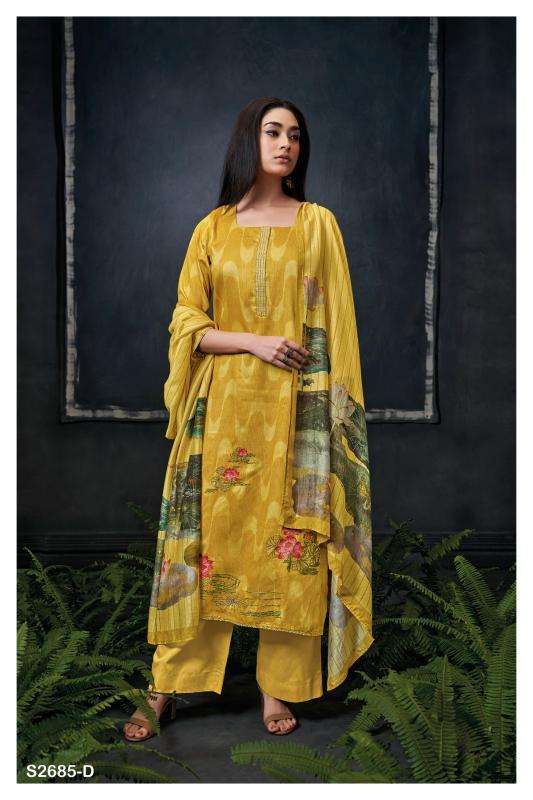 Ganga YASHVI 2685 Wholesale cotton dress material in Mumbai