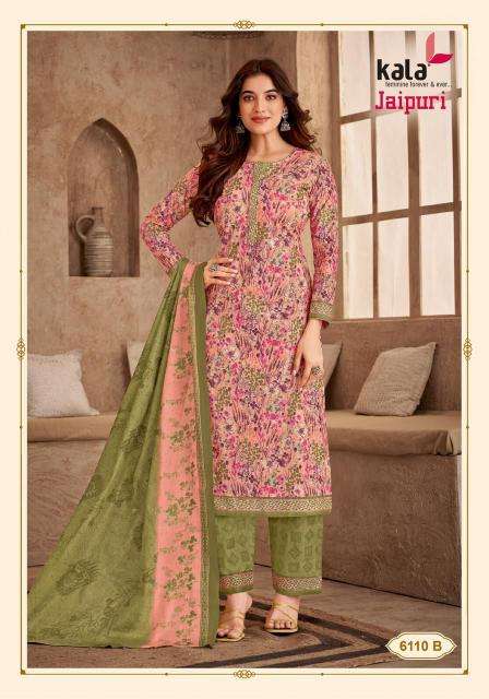 Kala Jaipuri Vol 5 Premium Cotton Cotton silk dress materials wholesale in Hyderabad