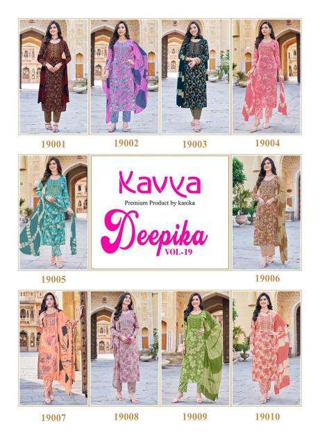 KAVYA DEEPIKA Vol -19  Mumbai Kurti market rates