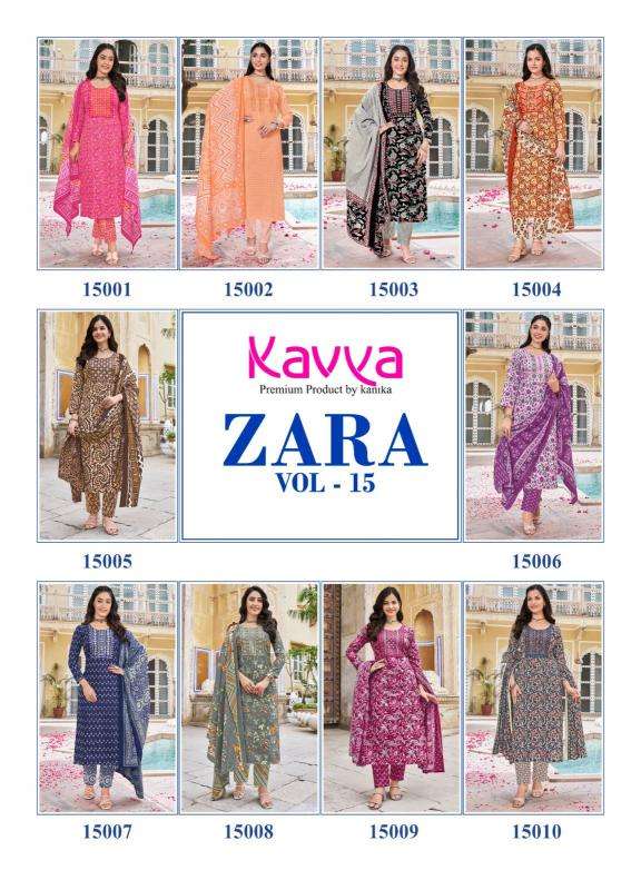 Kaya ZARA Vol 15 Printed Kurtis in Bangalore