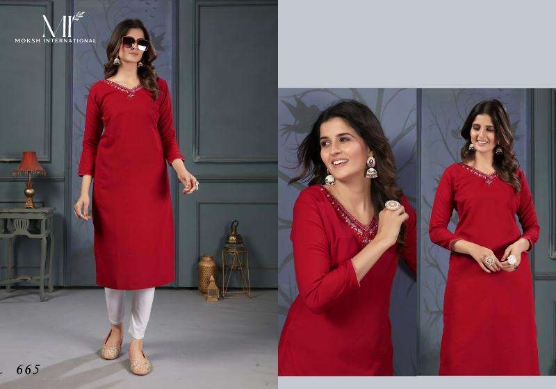 Moksh International Mirror Vol-2 Mumbai designer Kurti wholesalers