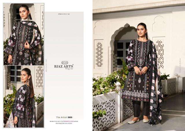 Riaz Arts The Artist Vol 2 Lawn Printed Wholesale dress material for party wear