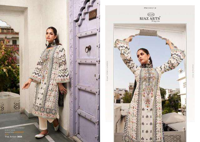 Riaz Arts The Artist Vol 2 Lawn Printed Wholesale dress material for party wear