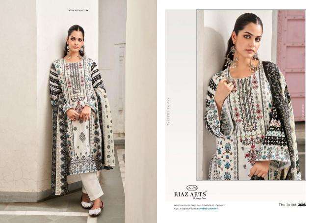 Riaz Arts The Artist Vol 2 Lawn Printed Wholesale dress material for party wear