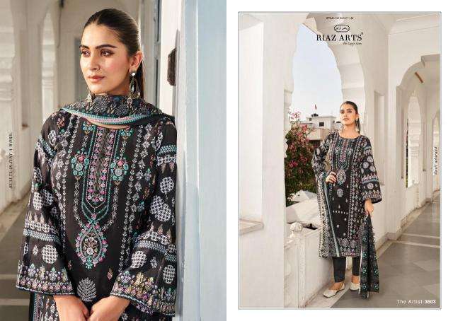 Riaz Arts The Artist Vol 2 Lawn Printed Wholesale dress material for party wear