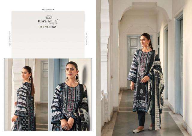 Riaz Arts The Artist Vol 2 Lawn Printed Wholesale dress material for party wear