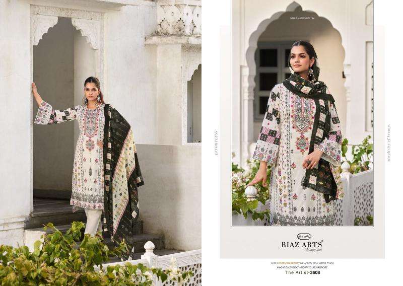 Riaz Arts The Artist Vol 2 Lawn Printed Wholesale dress material for party wear