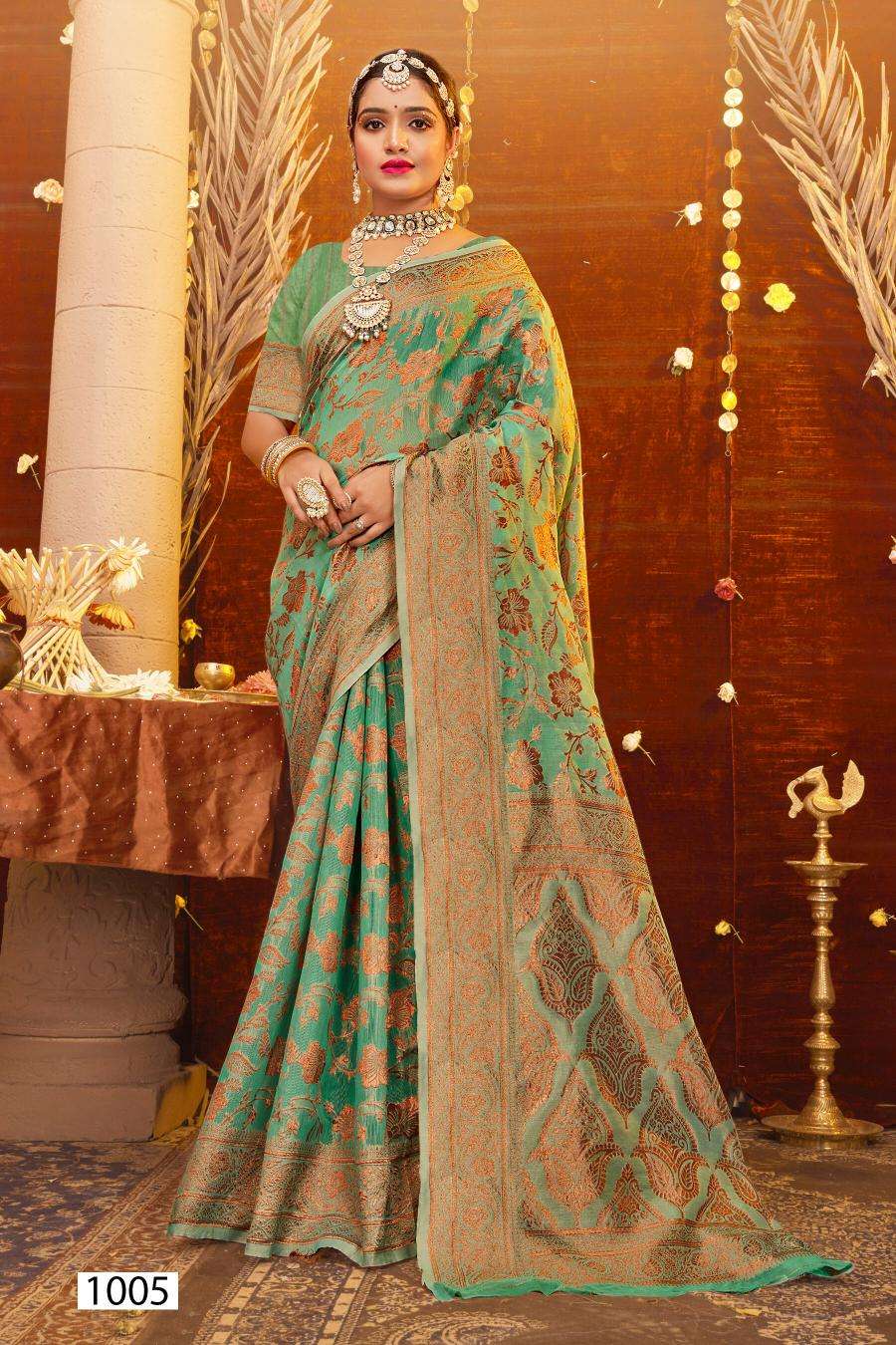 Saroj Atlantic Cotton Vol.1 Soft Cotton Wholesale saree market in Dadar Mumbai